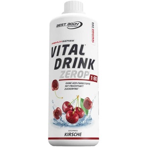 Best Body Nutrition, Best Body Nutrition Low Carb Vital Drink, Kirsche, Vital Drink Zerop - 1000ml - Kirsche