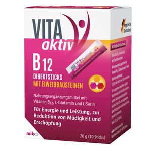 Vita aktiv, VITA aktiv B12 DIREKTSTICKS mit Eiweißbausteinen, VITA aktiv B12 DIREKTSTICKS mit Eiweißbausteinen