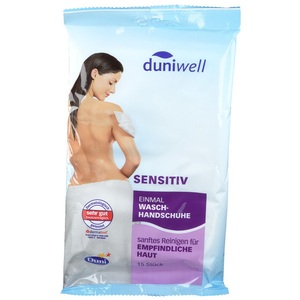 Duni GmbH, duniwell Einmal Waschhandschuhe sensitiv, duniwell Einmal Waschhandschuhe sensitiv