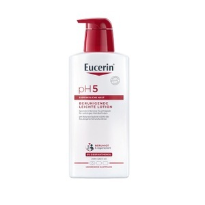 Eucerin, Eucerin Pflege Eucerin Pflege pH5 Leichte Lotion Empfindliche Haut Bodylotion 400.0 milliliter, Eucerin pH5 Leichte Textur Lotion ? pflegt empfindliche, normale bis trockene Haut & macht die Haut widerstandsfähiger