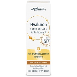 Dr. Theiss Naturwaren GmbH, Dr. Theiss Naturwaren GmbH medipharma cosmetics Hyaluron Sonnenpflege Anti-Pigment LSF 50+, medipharma cosmetics Hyaluron Sonnenpflege Anti-Pigment LSF 50+