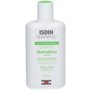 ISDIN, Isdin Nutradeica Fatty anti-dandruff shampoo 200 ml, Isdin Nutradeica® Anti-Schuppen Shampoo bei fettiger Kopfhaut, Juckreiz und seborrhoischer Dermatitis