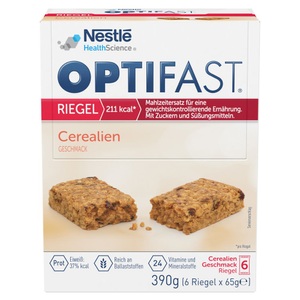 Optifast, OPTIFAST Riegel Getreide (6x65 g), Riegel - 6x65g - Cerealien