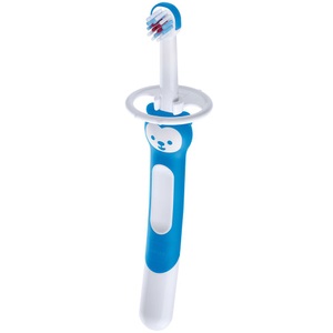 MAM, MAM Lern-Zahnbürste mit Sicherheitsschild blau 6+ Monate, MAM Training Brush boy