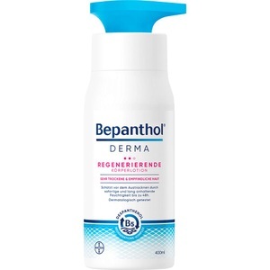 Bayer Vital GmbH, Bepanthol® DERMA Regenerierende Körperlotion, Bepanthol® Derma Regenerierende Körperlotion, Köperpflege für empfindliche und sehr trockene Haut, dermatologisch getestete Feuchtigkeitscreme mit Dexpanthenol