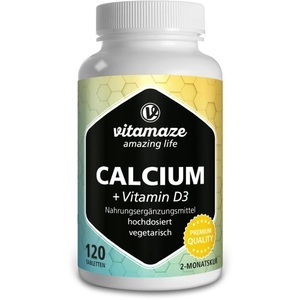 Vitamaze GmbH, Vitamaze Calcium 600 mg + Vitamin D3 hochdosiert, Vitamaze Calcium 600 mg + Vitamin D3 hochdosiert