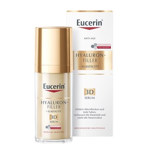 Eucerin, Eucerin Hyaluron-Filler + Elasticity 3D Serum, Eucerin®HYALURON-FILLER + Elasticity 3D Serum ? Anti-Aging Serum für reife Haut ? Hautpflege gegen Altersflecken und Falten