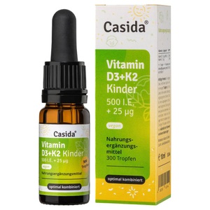 Casida GmbH, Casida® Vitamin D3 + K2 Kinder vegan, Casida® Vitamin D3 + K2 Kinder vegan