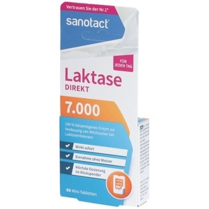 sanotact GmbH, Sanotact Laktase direkt 7.000 Mini Tabletten, Sanotact Laktase direkt 7.000 Mini Tabletten