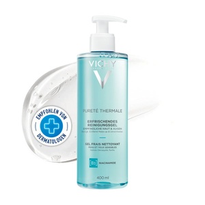 Vichy, Pureté Thermale Reinigungsgel Damen 400ml, Vichy Pureté Thermale Erfrischendes Reinigungsgel 400 ml