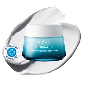Vichy, Vichy Minéral - 89 Creme 100h Feuchtigkeitscreme Reichhaltig mit Duft, VICHY - Minéral 89 72H Feuchtigkeits Creme mit Duft, 50 ml