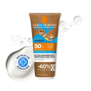 La Roche-Posay, Dermo Wet Skin Gel Lsf 50+ Unisex 200ml, La Roche Posay Anthelios Dermo-Pediatrics Wet Skin Gel LSF 50+: Sonnencreme für Kinder bei zu Sonnenallergie neigende und empfindliche Haut