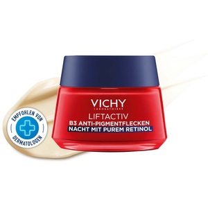 Vichy, VICHY Liftactiv B3 Anti-Pigmentflecken Nachtcreme (50ml), Vichy Liftactiv B3 Retinol Anti-Pigmentflecken Nachtcreme