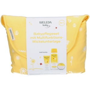 Weleda baby Babypflegeset mit Multifunktions-Wickelunterlage