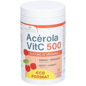 LES 3 CHENES, LES 3 Chênes Acerola VitC 500, 
