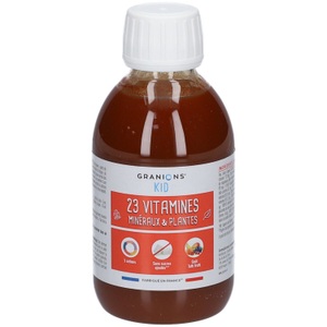 EQUILIBRE ATTITUDE, Granions® Kid 23 Vitamine - Aux Plantes Goût Tutti frutti, Granions® Kid 23 Vitamine - Aux Plantes Goût Tutti frutti