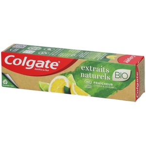 COLGATE PALMOLIVE FRANCE, Colgate® Natürliche Bio-Extrakte Zahnpasta Frische Zitrone & Zitrusfrüchte, Colgate® Natürliche Bio-Extrakte Zahnpasta Frische Zitrone & Zitrusfrüchte