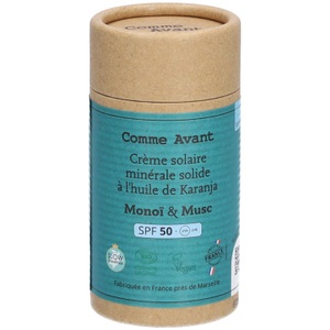 COMME AVANT SI CREATIVE, Monoï & musc mineral spf sonnencreme mit karanja-öl