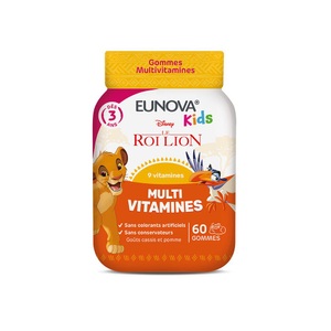 EG LABO, Eunova Kids Multivitamine König der Löwen 60 Gummibärchen