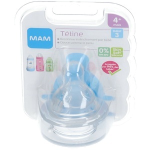 MAM BABY FRANCE, MAM Silikonsauger - Fast Flow 3, 