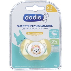 H&H FRANCE, dodie®Schnuller Neugeborenes 0 bis 2 Monate 'Hase' Silikon (Farbe nicht wählbar), dodie®Schnuller Neugeborenes 0 bis 2 Monate 'Hase' Silikon (Farbe nicht wählbar)