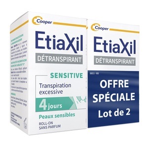 Cooper, EtiaXil Deodorant Antitranspirant, EtiaXil Behandlung Empfindliche Haut Detranspirant Achselhöhlen Roll'on