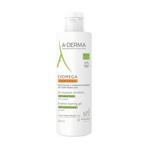ADERMA (Pierre Fabre It.SpA), A-DERMA EXOMEGA CONTROL Reinigungsgel, A-Derma Exomega Control Schäumendes, weichmachendes Gel Gesicht Körper