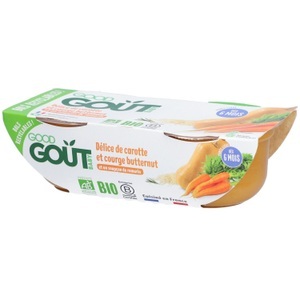 H&H FRANCE, Good Goût Karotten- und Butternut-Kürbis-Delikatesse Bio, Good Goût Karotten- und Butternut-Kürbis-Delikatesse Bio
