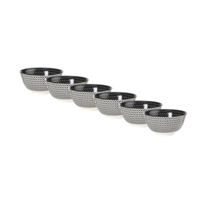 Butlers, ORNAMENTS 6x Schale mit Goldrand 520 ml, 