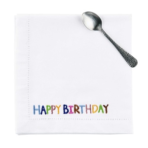 Butlers, HAPPY BIRTHDAY Serviette 45x45 cm, 
