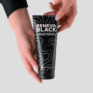 Beneva Black, Haarausfall Tonic | Haarausfall Behandeln & Haarwuchs anregen | Haarwachstumsmittel | Swiss Made, Anti-Cellulite Gel