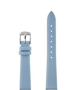 Jowissa, Jowissa Mattes Leder Uhrband E3.1456.M Blau / Silber, Mattes Leder Uhrband E3.1456.M