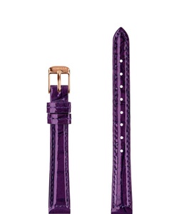 Jowissa, Jowissa Leder Uhrband Glanz Kroko E3.1473.S Violett / Rosa, Leder Uhrband Glanz E3.1473.S
