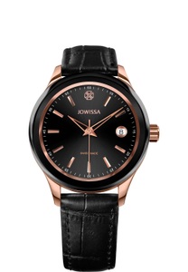 Jowissa, Jowissa Tiro Schweizer Uhr J4.204.M Schwarz / Rosa, Tiro Schweizer Uhr J4.204.M