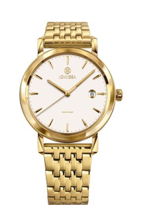 Jowissa, Jowissa Magno Schweizer Herrenuhr J4.546.L Gold / Weiss, Magno Schweizer Herrenuhr J4.546.L