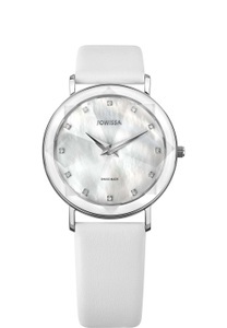 Jowissa, Jowissa Facet Schweizer Damenuhr J5.603.L Weiss / Silber, Facet Schweizer Damenuhr J5.603.L