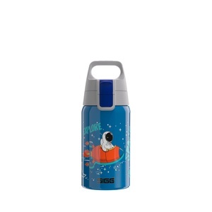 SIGG, SIGG - Trinkflasche SHIELD ONE - Edelstahl - mint/rosa - 18.4 cm, Sigg Shield One Space Trinkflasche blau