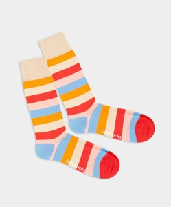 DillySocks, - Socken in Bunt mit Streifen Motiv/Muster, - Socken in Bunt mit Streifen Motiv/Muster