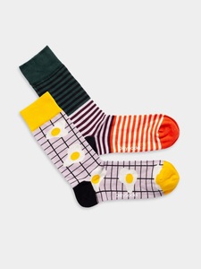 DillySocks, - Socken-Sets in Bunt mit Essen Motiv/Muster
