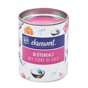 ehrenwort, BIO Blütensalz mit Fiore di Sale, BIO Blütensalz mit Fiore di Sale
