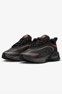 NIKE, Air Max Fire Sneaker - Medium Ash + Team Orange + Black