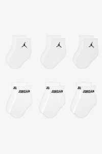 Jordan, Jordan Sechserpack Baby Socken | White | Baby | EU15, Jordan Sechserpack Baby Socken - White EU15