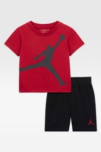 Jordan, Jordan Baby-Set | Red + Black | Baby | 12m, Jordan Baby-Set - Red + Black 12m