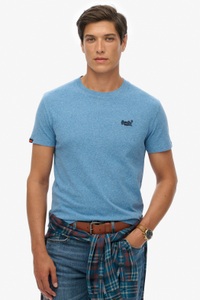 Superdry Essential T-Shirt - Bright Blue Grit L Herren