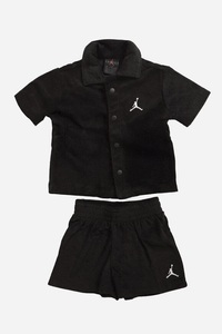 Jordan, Jordan Frottee Baby-Set | Black | Baby | 12m, Jordan Frottee Baby-Set - Black 12m