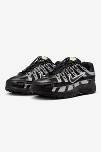 NIKE, Nike P-6000 Sneaker - Black + Metallic Silver EU38.5 Kids