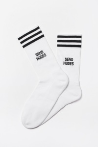 Mother Socker, Mother Socker Socken - White +  Black EU37-45