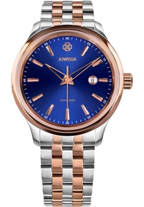 Jowissa, Jowissa Tiro Schweizer Herrenuhr J4.231.L Blau / Rosa / Silber, Tiro Schweizer Herrenuhr J4.231.L