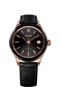 Jowissa, Jowissa Tiro Schweizer Uhr J4.204.M Schwarz / Rosa, Tiro Schweizer Uhr J4.204.M