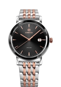 Jowissa, Jowissa Magno Schweizer Herrenuhr J4.545.L Schwarz / Stahl / Rosa, Magno Schweizer Herrenuhr J4.545.L